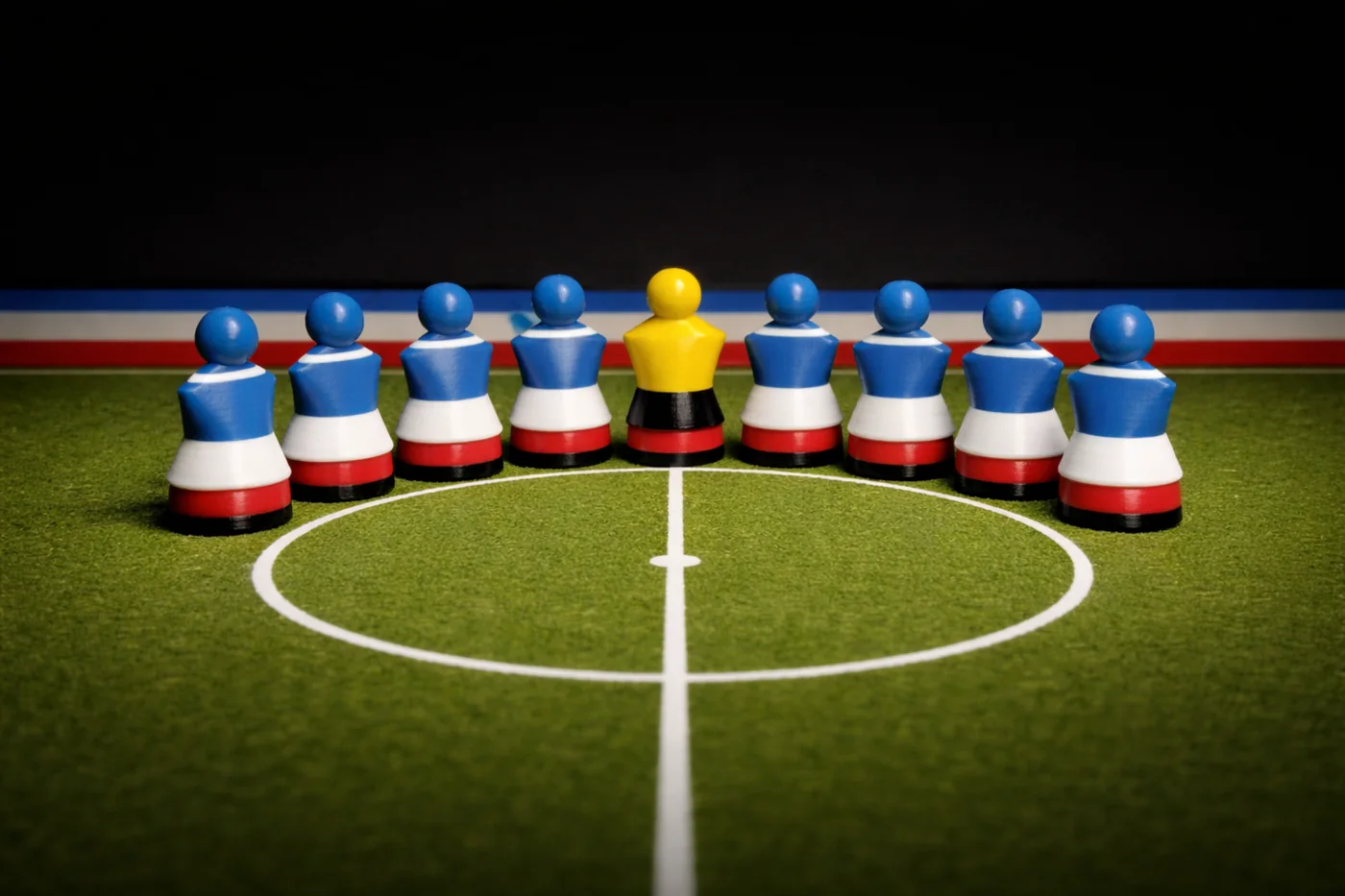 Frankreich Retro Footballec Team